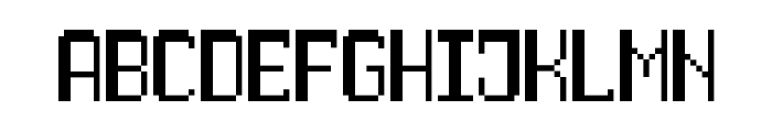 Double Pixel-7 Font UPPERCASE