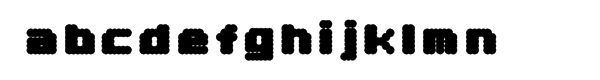 Double Ultra Font LOWERCASE