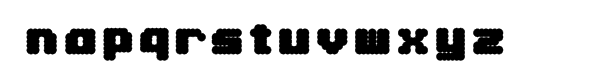 Double Ultra Font LOWERCASE