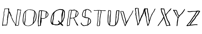 DoubleStrike Font LOWERCASE