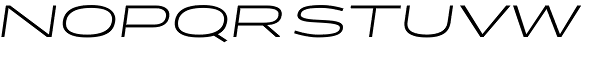 Doublewide Light Italic Font UPPERCASE