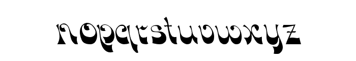 DownWind Font LOWERCASE