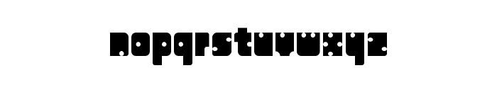 domino font Regular Font LOWERCASE