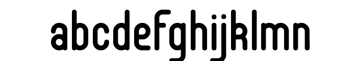 Draft Gothic Thin Font LOWERCASE