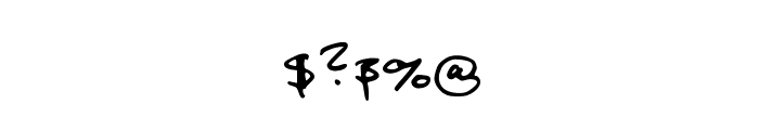 DraftBlake Font OTHER CHARS