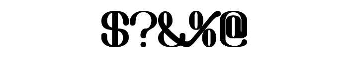 Draggle [over kerned] [BRK] Font OTHER CHARS