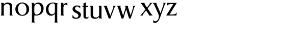 Dragon EF Regular Font LOWERCASE