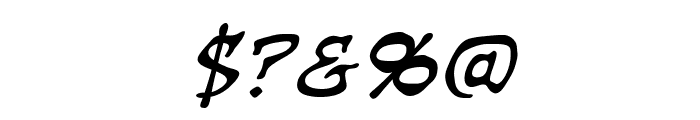 DragonbonesBB-Italic Font OTHER CHARS