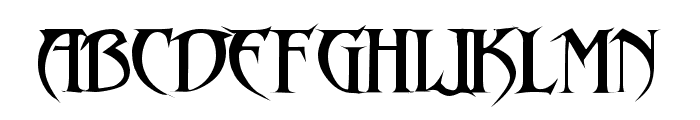 Drakon Font LOWERCASE