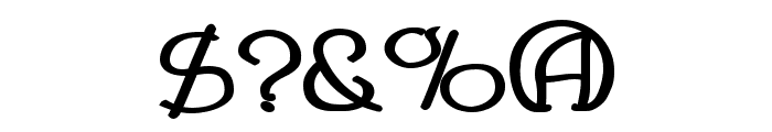 Draughtsman Bold Font OTHER CHARS