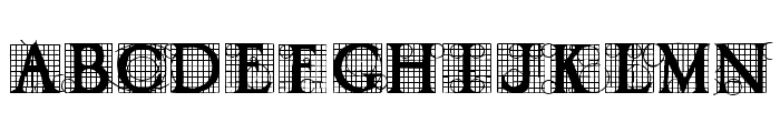 Draughtwork Demo Font UPPERCASE