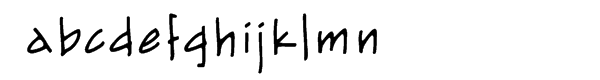 Drawing Board BB Regular Font LOWERCASE