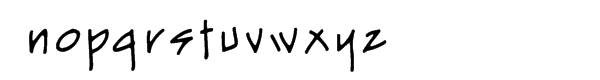 Drawing Board BB Regular Font LOWERCASE