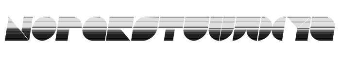 Drebiek Expanded Stripes Italic Font LOWERCASE