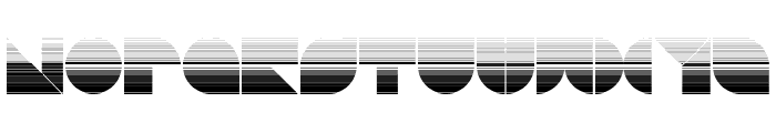 Drebiek Expanded Stripes Font LOWERCASE