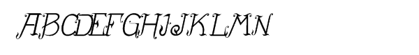 Driahn Italic Font UPPERCASE