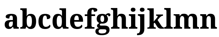 Droid Serif Bold Font LOWERCASE