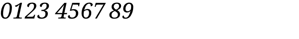 Droid Serif Pro Italic Font OTHER CHARS