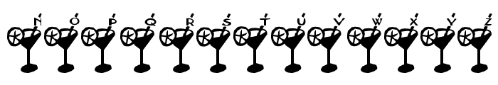 Dry Martini Font UPPERCASE