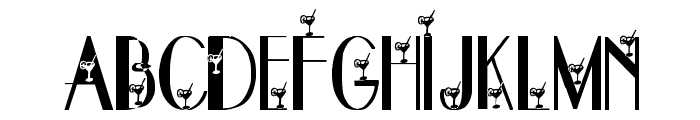 Dry Martini Font LOWERCASE