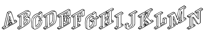 DryGulchOpen Font UPPERCASE