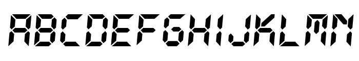 DS-Digital Bold Italic Font LOWERCASE