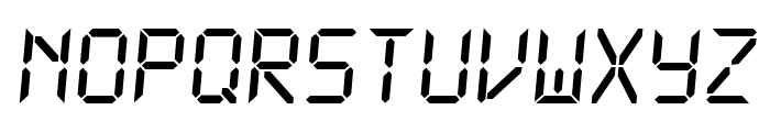 DS-Digital Italic Font LOWERCASE