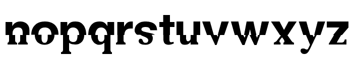DS Mechanical Bold Font LOWERCASE