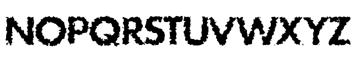 DS Stain Font UPPERCASE