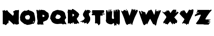 DS Zombie Cyr Font LOWERCASE