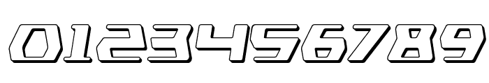 DS man 3D Semi-Italic Font OTHER CHARS