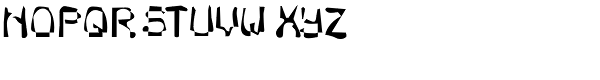 DTC Dirty M47 Font LOWERCASE