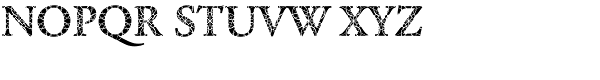 DTC Garamond M30 Font UPPERCASE
