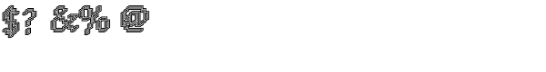 DTC Rough M34 Font OTHER CHARS