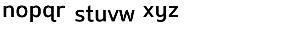 Due Medium Font LOWERCASE
