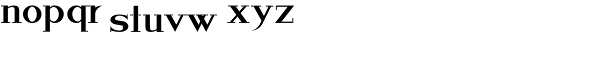 Duesenberg Font LOWERCASE