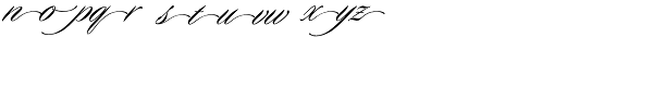 Duet-Flourishes Font LOWERCASE