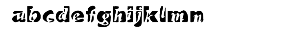 Duetto Cyrillic Regular Font LOWERCASE