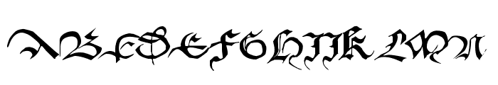 Dufay Font UPPERCASE