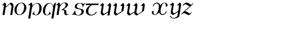 Duibhlinn Oblique Font UPPERCASE