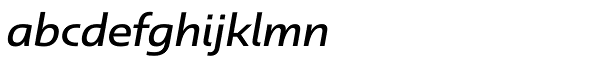 Dulcian Extended Medium Italic Font LOWERCASE