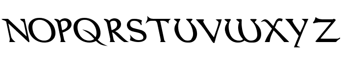 Dumbledor 1 Rev Italic Font UPPERCASE