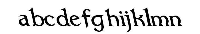 Dumbledor 1 Rev Italic Font LOWERCASE