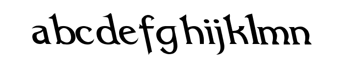 Dumbledor 3 Rev Italic Font LOWERCASE