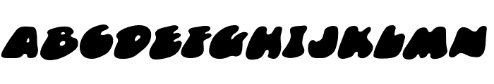 DunceCapBB-Italic Font UPPERCASE