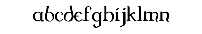 Dungeon Font LOWERCASE