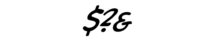 DupuyBALloon-Italic Italic Font OTHER CHARS