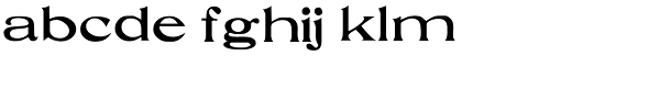 Durendal Font LOWERCASE