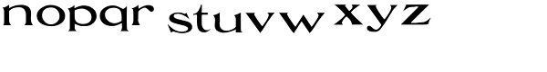 Durendal Font LOWERCASE