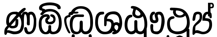 Dusharnbi Font UPPERCASE